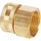 Best Garden 3/4'' FHT x 3/4 In FPT Brass Swivel Hose Connector 35008 - alternate 1