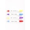 Integra Chalk Ink Markers, Bullet Point, Assorted Colors, PK4 ITA18298 - alternate 2