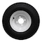 Antego 18x8.50-8 Turf Tires on 8x7 White Steel Wheels Compatible with Golf Carts Single A870110304188508 - alternate 1