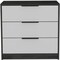 Homeroots 28" White And Smokey Oak Manufactured Wood Three Drawer Dresser 477805 - alternate 3