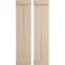 Ekena Millwork Rustic Two Board Joined Board-n-Batten Pecky Cypress Faux Wood Shutters w/End Batten, 11"W x 86"H SHUBJE11X86PCPR - alternate 1