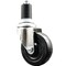 Service Caster 4 Inch 316SS Soft Rubber Wheel Swivel 1-5/8 Inch Expanding Stem Caster SCC SCC-SS316EX20S414-SRS-158 - alternate 1