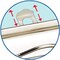 Acrimet Clipboard Memo Size A5 Low Profile Clip (Plastic) (Clear Green Color), 3PK 137B.4 - alternate 5