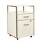 Homeroots 16" White Wood Drawer Filing Cabinet 723072 - alternate 1
