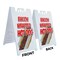 Signmission Bacon Wrapped Hot Dog, A-Frame & 2 Decals Installed, Heavy-Duty Plastic Frame SBHD-D-2436-Bacon Wrapped Hot Dog - alternate 5