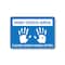 Signmission Public Safety, High Touch Area Please Wash Hands Often, 18in X 12in Aluminum, OS-NS-A-1218-25350 OS-NS-A-1218-25350 - alternate 1