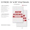 Signmission Hostess, Vinyl Decals Only 24 Inch x 36 Inch, Vinyl Decal, 2PK DSB-2436-2PACK-HOSTESS - alternate 2