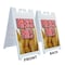 Signmission French Fries, A-Frame & 2 Decals Installed, Heavy-Duty Plastic Frame SBHD-D-2436-French Fries - alternate 5