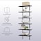 Lavish Home Floating Wood Shelves Set of 6 Shelves for Living Room, Kitchen, Bedroom, or Bathroom Decor 80-FLT-21 - alternate 9