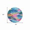 Homeroots 8' Sky Blue And Pink Round Floral Washable Indoor Outdoor Area Rug 611128 - alternate 8