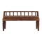 Homeroots 43in Beige and Brown Boucle and Solid Wood Upholstered Bench 723433 - alternate 1