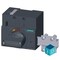 Siemens front mounted rotary operator standard with door interlock IEC IP30/40 3VA9137-0EK21 - alternate 3