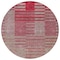 Homeroots 8' Burgundy Pink And Blush Round Striped Washable Indoor Outdoor Area Rug 613165 - alternate 7