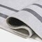 Jonathan Y Sloane Classic 2-Stripe Border Non-Slip Machine-Washable White/Gray 4 ft. x 6 ft. Area Rug WSH125B-4 - alternate 6