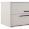 Homeroots 40" Tan Wood Floating Bathroom Vanity With White Sink And Two Drawers 624106 - alternate 5
