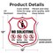 Signmission No Soliciting Shield Sign No Politics Ma, 12 Inch X 12 Inch, Plastic Sign SHI-P-12-403 - alternate 4