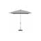Treasure Garden 7.5 ft Square Patio Umbella, aluminum, fiberglass ribs, outdoor, Cast Silver UM847SQ-SS 40433 Cast Silver - alternate 1