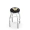 Holland Bar Stool Co 25" Chrome Vanderbilt Swivel Bar Stool, Accent Ring L8C3C25Vander - alternate 1