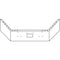 Ilc PETERBILT 357 YEAR 1997 14 INCH 10 GAUGE CHROME BREAK-BACK BUMPER W/ OPEN ENDS 357 YR1997 14 IN 10 GAUCHRM BREAK-BACK BMPR W/OPEN - alternate 3
