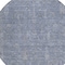 Homeroots 8' Denim Blue And Gray Round Oriental Washable Indoor Outdoor Area Rug 604715 - alternate 8