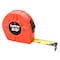 Crescent Lufkin L625 Tape Measure, 25 ft L Blade, 1 in W Blade, Steel Blade, ABS Case, Orange Case L625-02 - alternate 1