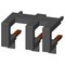 Siemens parallel connector, 3-pole, without terminal, for contactors 3RT202.-2A&. 3RT2926-4BA32 - alternate 3