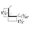 Brunner Aluminum Angle 1-1/2" x 1-1/2" x 3/16", 6063-T5 (A624), 12 Foot Satin Anodized A624 S12 - alternate 2