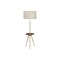 Monarch Specialties Lighting, Floor Lamp, 63''h, Gold Metal, Ivory / Cream Shade, Contemporary I 9746 - alternate 3