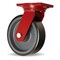 Hamilton Extra Heavy Duty Swivel Caster, 10" x 3" Duralast XC Polyurethane (70D) on Cast Iron Wheel S-EHD-13DT70 - alternate 1