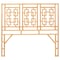 Bali & Pari Galvan Bohemian Natural Rattan Queen Size Standalone Headboard 251-13862-ZORO - alternate 7