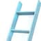 Homeroots 5 Step Rustic Turquoise Wood Ladder Shelf 380331 - alternate 5