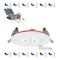 Nuwatt 3 Inch 2 Hour Fire Rated Recessed Light Slim Canless LED Wafer Lights-2700K-5000K, 550LM, 12PK NW-P-DL-3-8W-5CT-FR-WH-12P - alternate 1