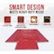 Mytee Products 20 ft x 27 ft Red Lumber Tarp for Heavy Duty Truck Cargo - 14 Oz Vinyl 6 ft Drop, 2PK LT6FT-AB-REDx2 - alternate 7