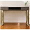 Homeroots 45" Gray and Gold Writing Desk With Two Drawers 402051 - alternate 5
