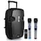 Pyle Pyle Karaoke Portable PA Speaker System, 1600W, Rechargeable Battery, Wheels, USB MP3, FM Radio, Remote PPHP1599WU - alternate 1