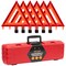 Xpose Safety 6 Sets Warning Triangle DOT Approved 3PK, Reflective Warning Road Safety Triangle Kit, 6PK WTR-3-6-X - alternate 1