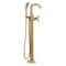 Delta Stryke Floor Mount Tub Filler Trim, 11.84 in, Lumicoat Champagne Bronze T47766-CZ-PR-FL - alternate 2
