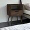 Homeroots 25" Brown Wood One Drawer Nightstand 543655 - alternate 9