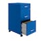 Space Solutions 14.25 in W 3 Drawer Mobile Vertical File Cabinet, Classic Blue 24422 - alternate 12