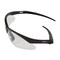 Bouton Optical Semi-Rimless Safety Glasses with Black Frame, Clear Lens and Anti-Scratch Coating 250-AN-10110 - alternate 3