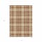 Homeroots 8' X 10' Brown Black And Beige Plaid Washable Indoor Outdoor Area Rug 597132 - alternate 8