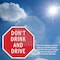 Signmission Don't Drink and Drive, 6 Inch X 6 Inch, Plastic Sign OC-P-6-79 - alternate 6