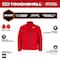 Milwaukee Tool M12 Heated TOUGHSHELL Men's Jacket, Red, Heats 3 to 12 Hours, 3 Outside Pockets, S M100R-21S - alternate 17