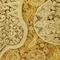 Homeroots 3' X 5' Terra Cotta Brown And Gold Floral Medallion Washable Indoor Outdoor Area Rug 603203 - alternate 8