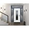 Vdomdoors Steel Door Ballucio 6044 Gray Graphite 2 Side and Top Exterior Window Stainless Inserts Single Mode BALLUCIO6044EXD-GRE-W14+36+14xH80+16-RH-I - alternate 5