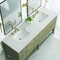 James Martin Vanities Emmeline 72'' D Vanity, Pebble Oak w/ Jasmine Pearl Top w/FreePower Wireless Charger D100-V72-PBO-FEJP - alternate 8