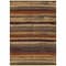 Homeroots 3' X 5' Chocolate Beige And Copper Striped Washable Indoor Outdoor Area Rug 598878 - alternate 8