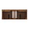James Martin Vanities Lorelai 60" Dbl Vanity, Mid-Century Walnut, w/3 CM Siberian Silestone Top w/FreePower WirelessCharger 424-V60D-WLT-FSFR - alternate 8