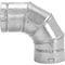 Selkirk Elbow, 4 in Connection, Galvanized Steel Silver 104230 - alternate 9