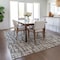 Homeroots 3' X 5' Gray And Charcoal Abstract Washable Indoor Outdoor Area Rug 602503 - alternate 7